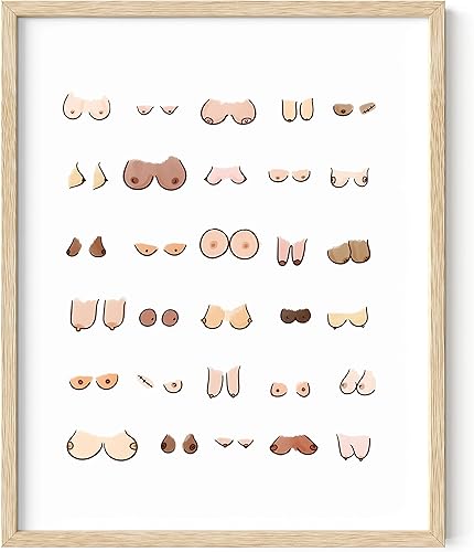 Miniatura 217 de HAUS AND HUES Decoración Divertida de Baño – Arte de Pared de Barba y Mullet, Letrero Humorístico de Baño, Impresión de Pared Divertida para Baño o