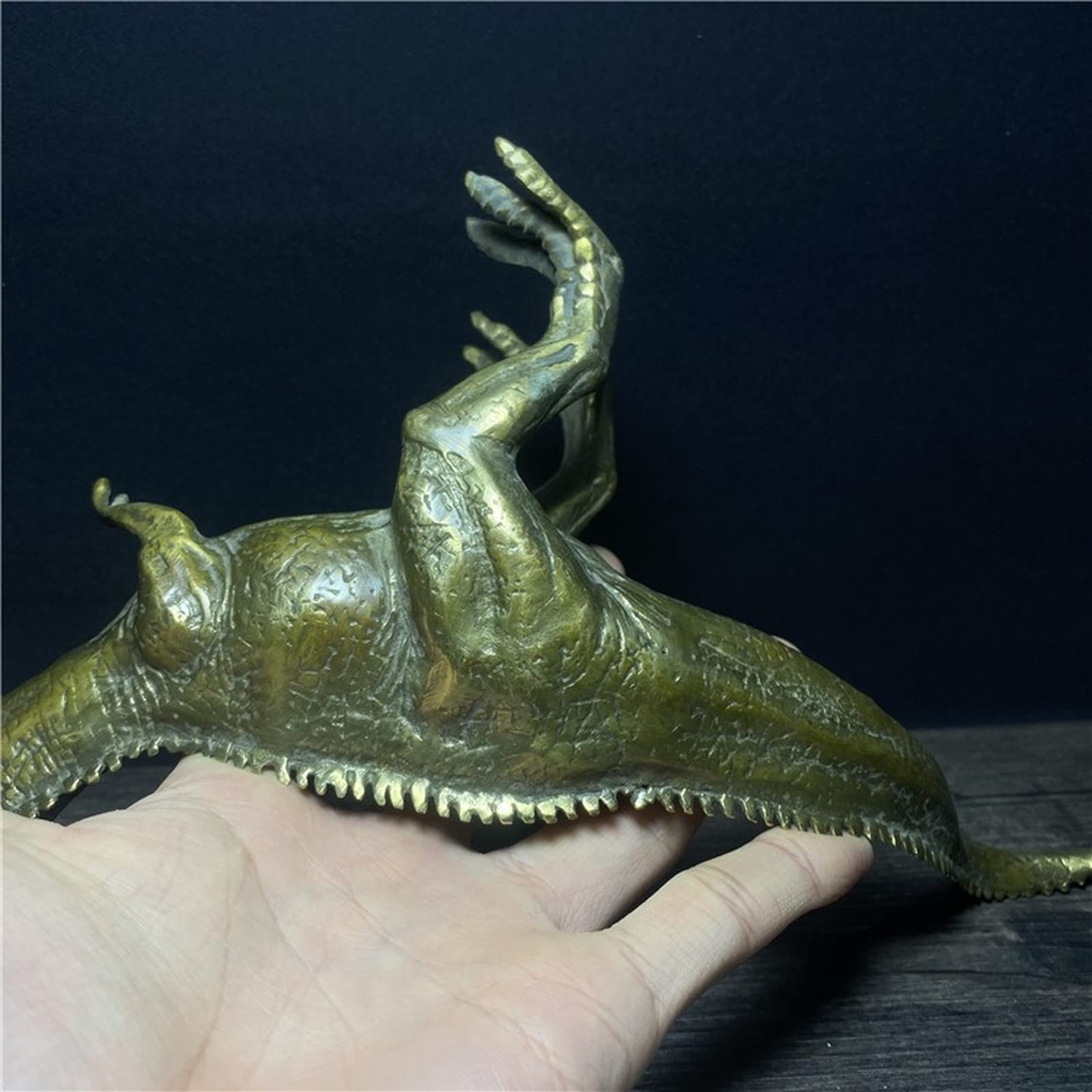 Antyczna Miedziana Figurka Tyranozaura Rexa, Mosiężna Figurka Dinozaura, Biurko Do Nauki W Domu, Barek, Chłodziarka Do Wina, Stolik Kawowy, Ozdoba Samochodowa
