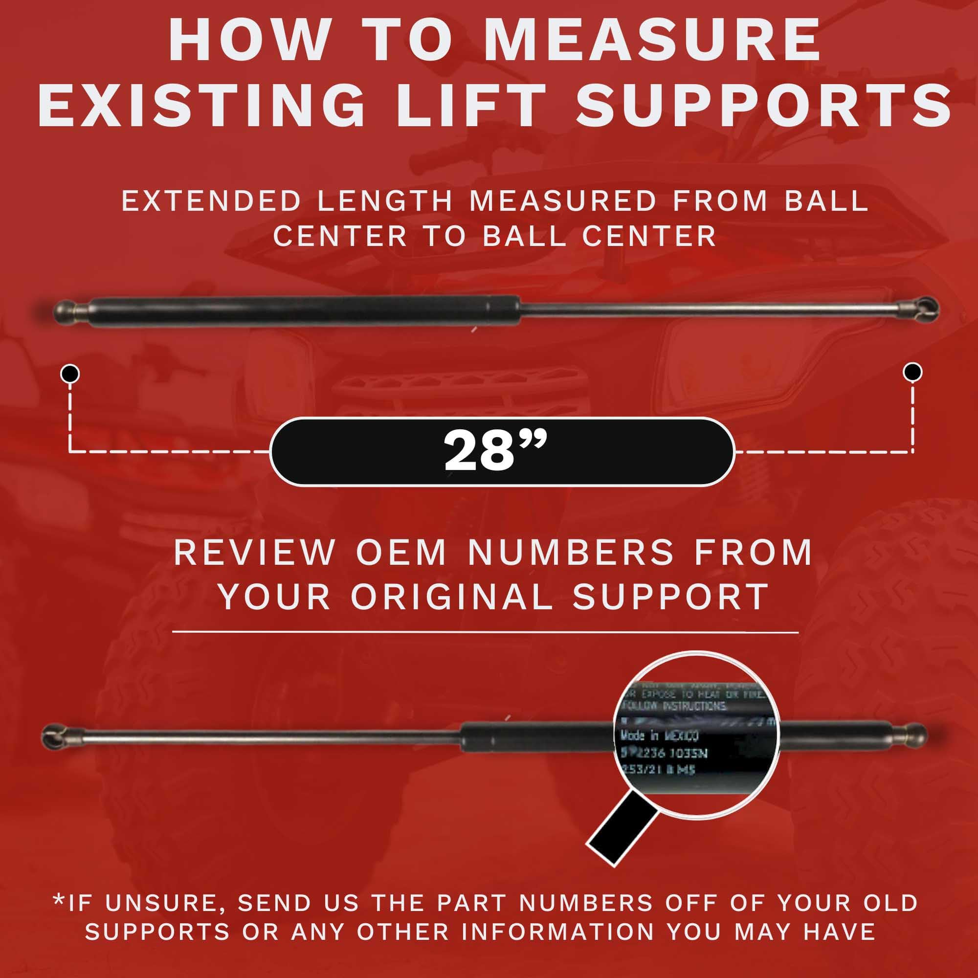 Amazon.co.jp: Lift Support Depot (2) 13mm メタルエンドリフト