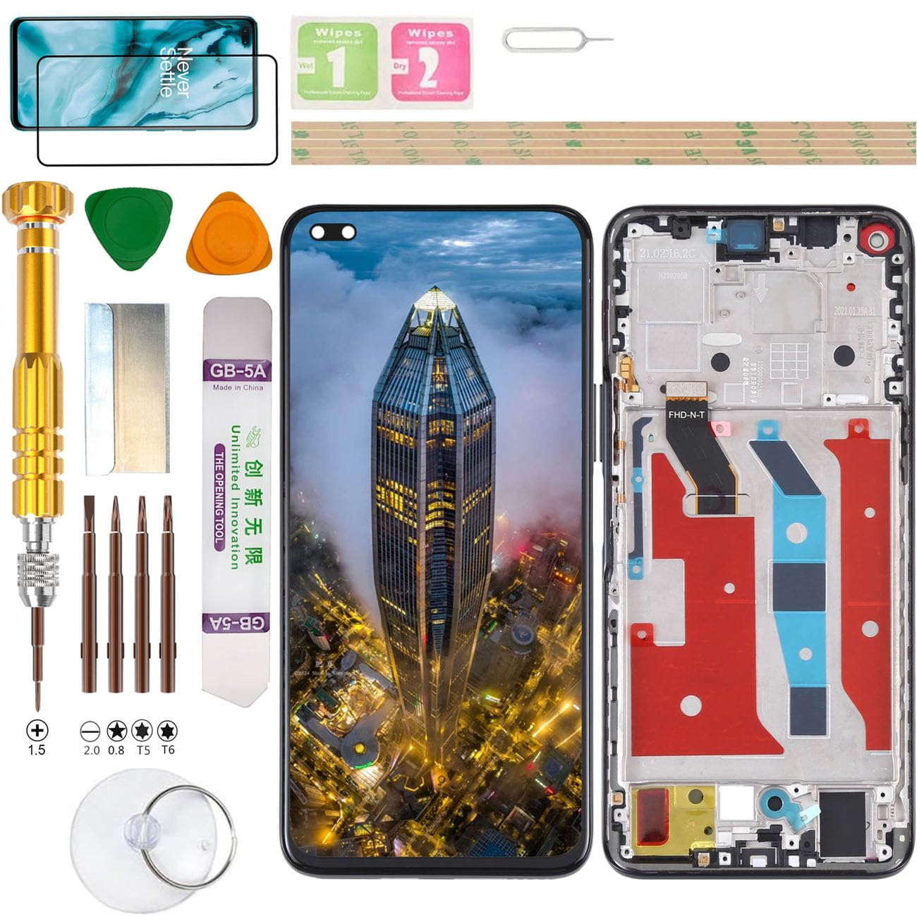Écran LCD pour Huawei Nova 8i avec affichage haute définition net