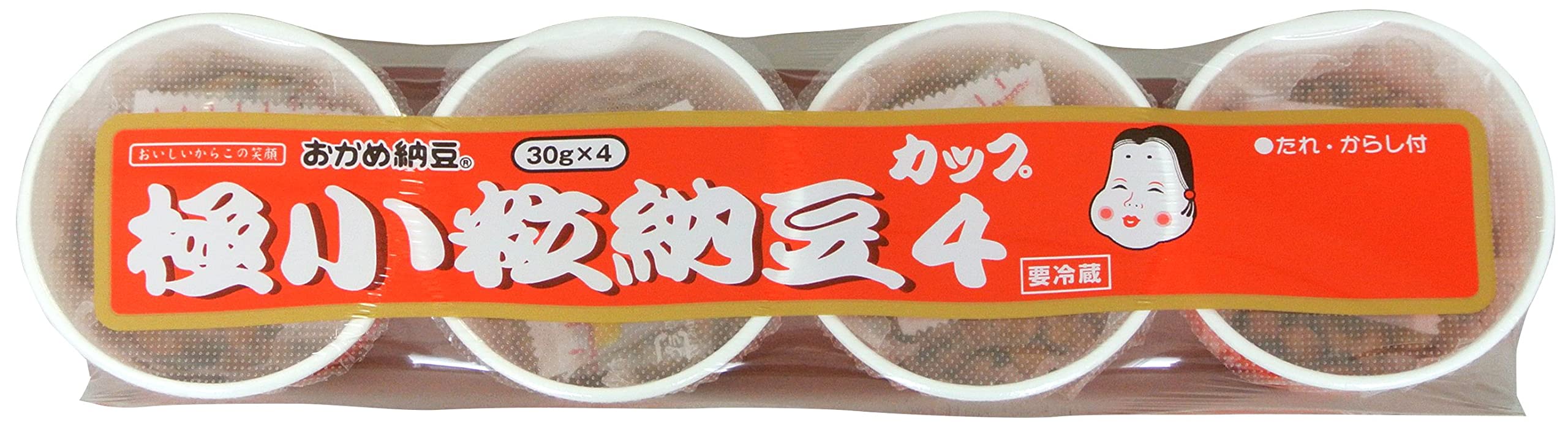 Amazon.co.jp: [冷蔵] おかめ納豆 極小粒カップ 30g×4 : 食品・飲料・お酒