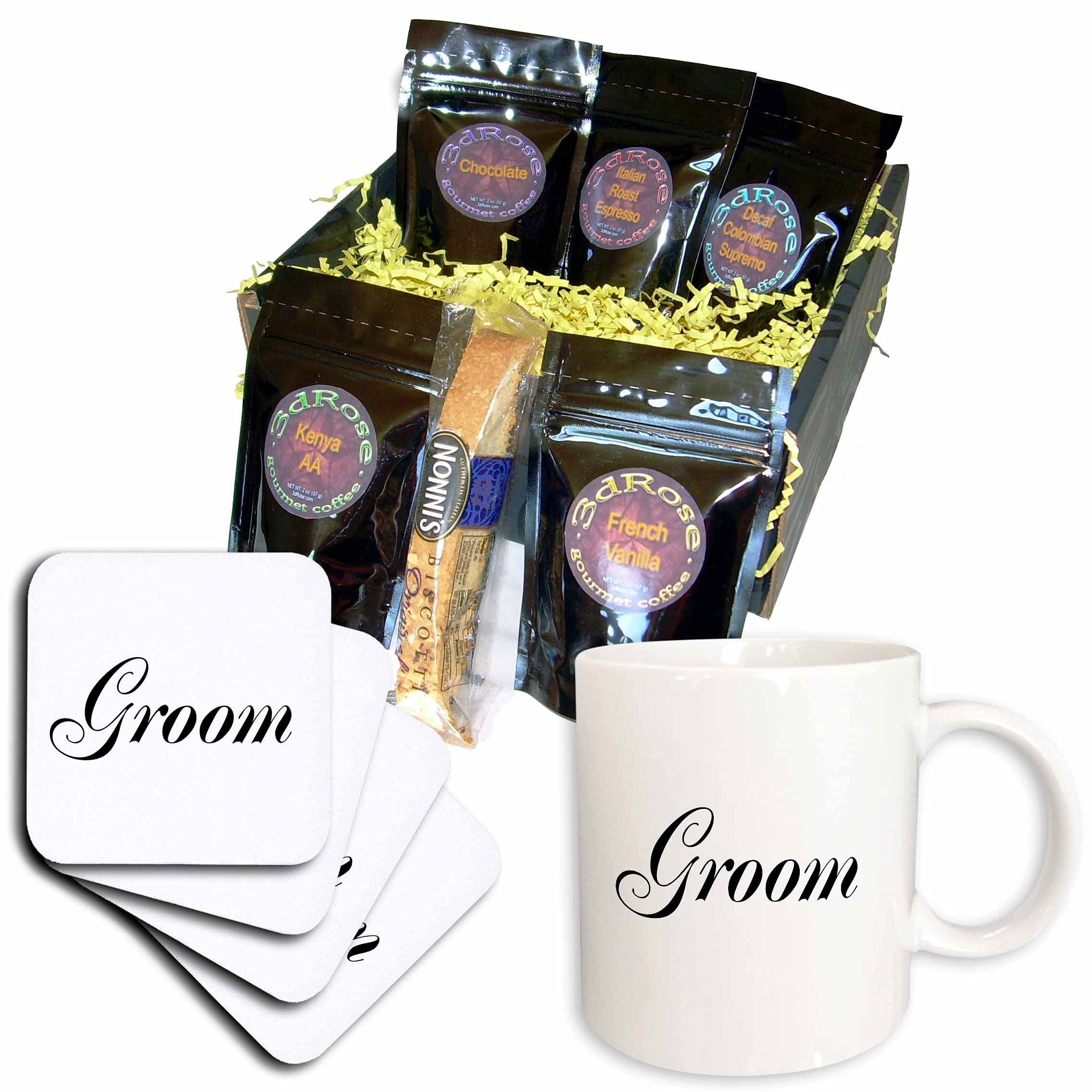3dRose Groom - part of bride and groom set - couples gift -... - Coffee Gift Baskets (cgb_112864_1)