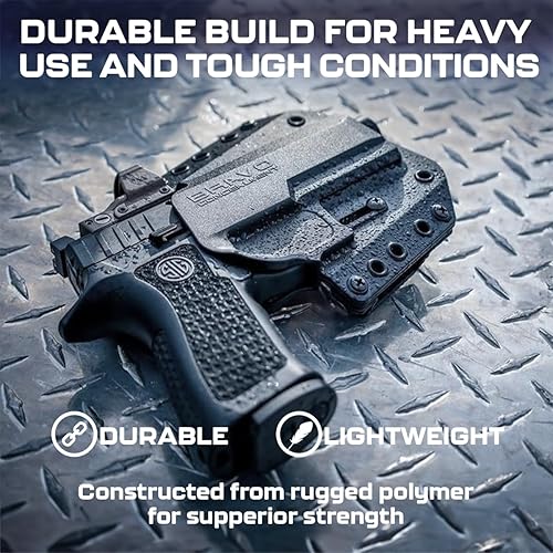 Miniatura 8 de Funda para S&W M&P 940 (4"-4.25") - Funda OWB para transporte ocultoajuste personalizado a tu pistola - Fuera de la cintura - Comodidad y ocultación