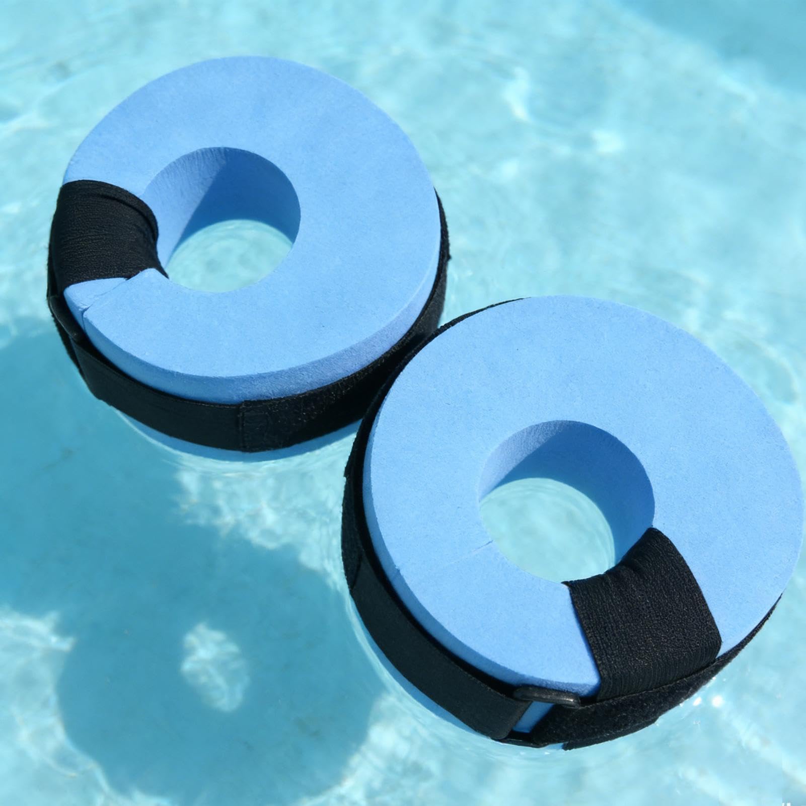 Nuoto in Schiuma EVA, Fasce Caviglie Regolabili - Anelli Galleggianti per Aerobica in Acqua, Fitness Piscina Bambini Adulti Principianti