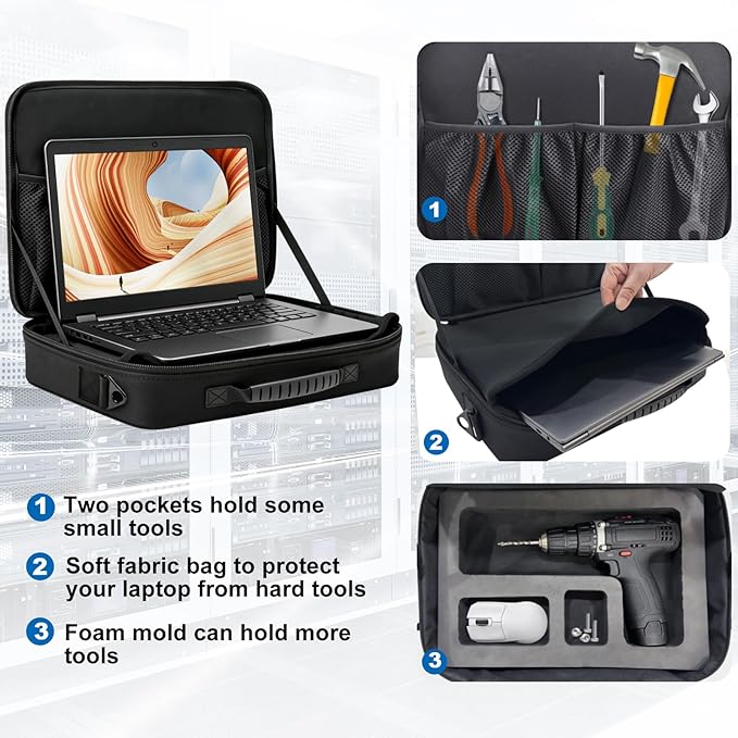 Soporte magnético portátil para laptop, 18 imanes, 60 lb miniatura 4