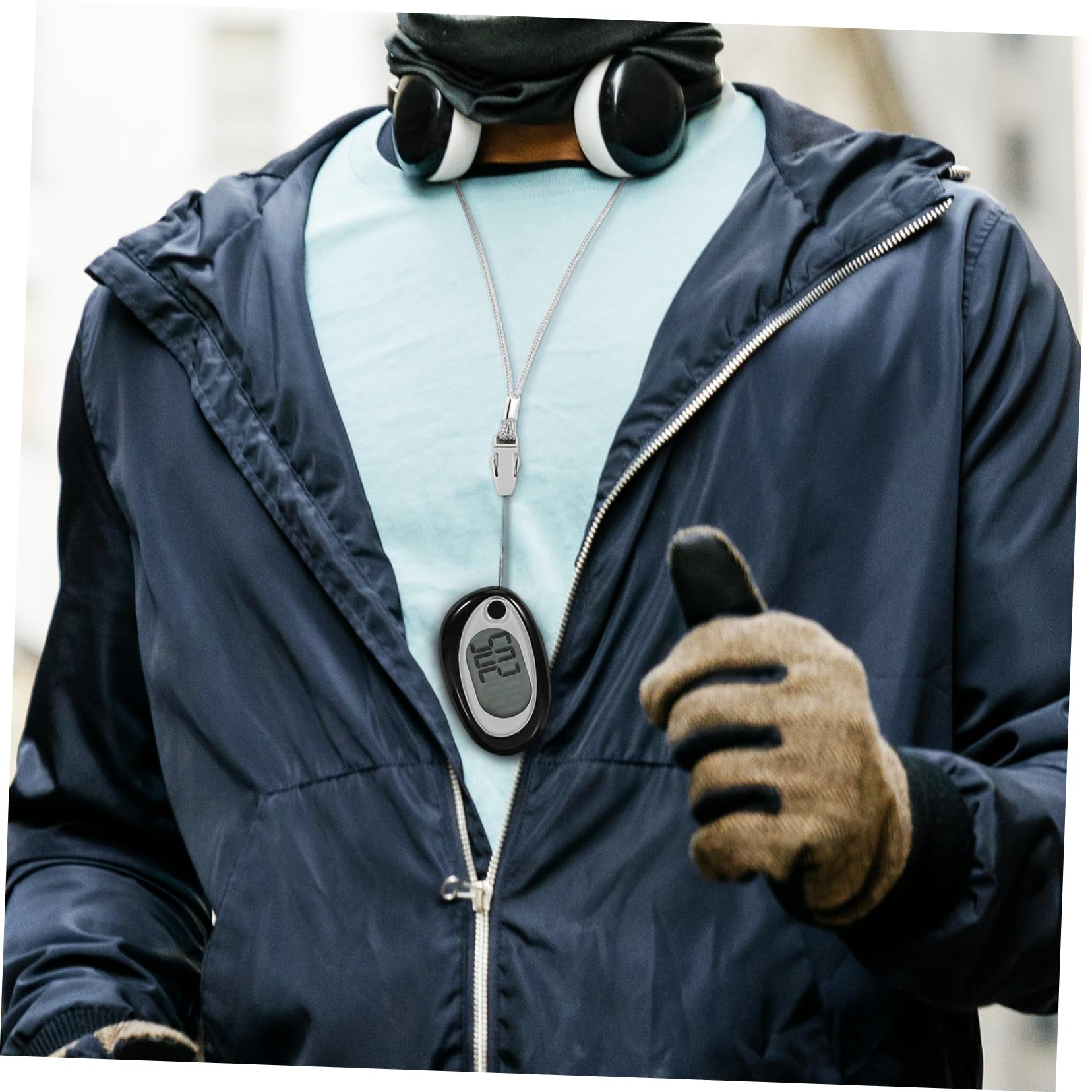 SUPVOX Reusable Fitness Pedometer Counter Clip Accurate Step Counter for Hiking Sports