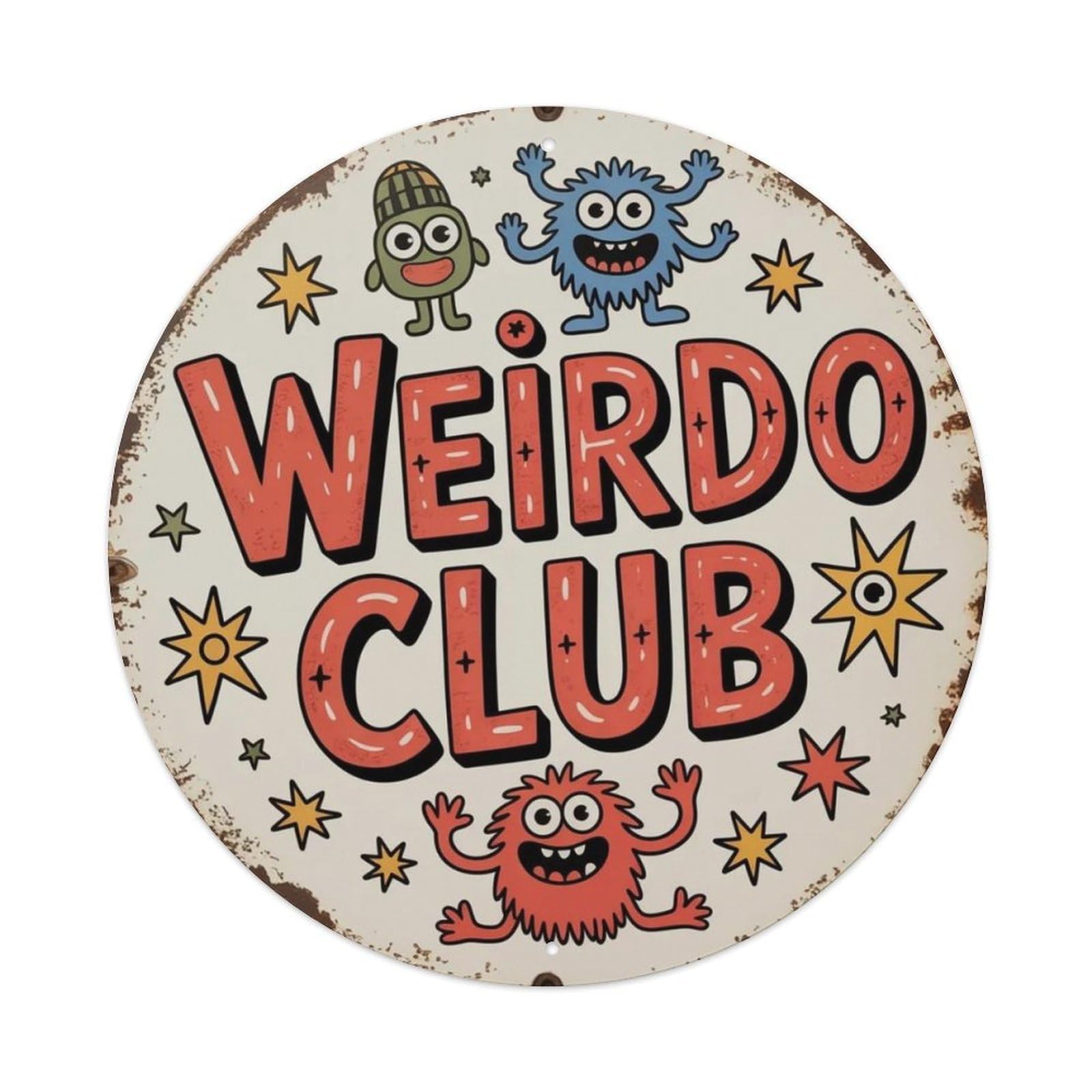 Chaos Coordinator Ugly Cute Metal Tin Sign Plaque