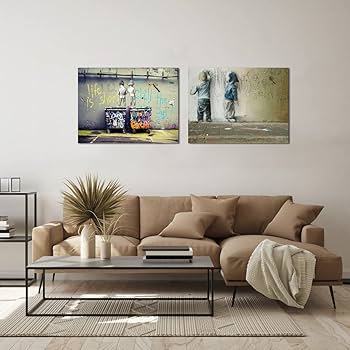 Amazon.co.jp: Banksy 絵画 ポスター バンクシー アートパネル