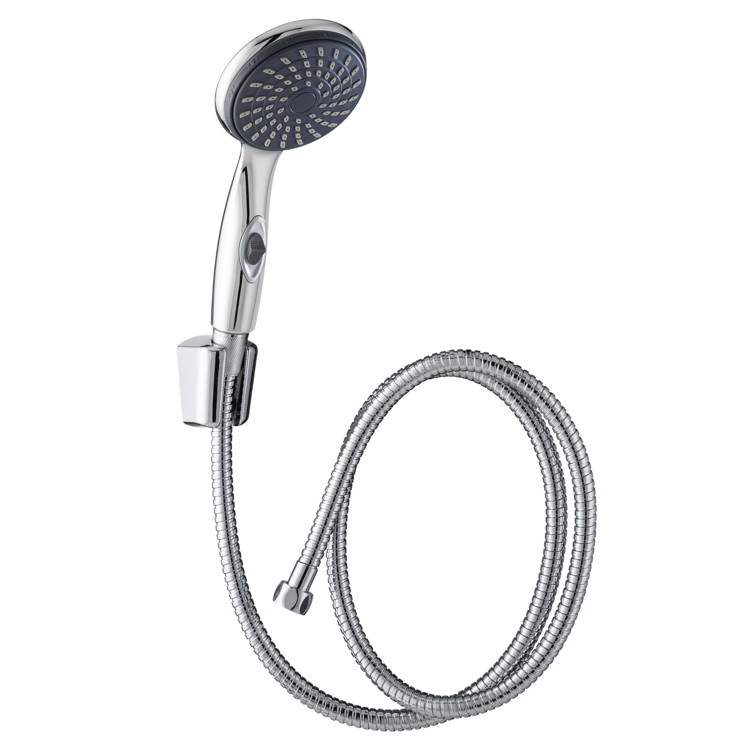 Pommeau de douche anti-calcaire Flora et bouton stop jet malin