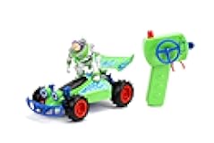 Jada Disney Pixar Toy Story 4 Turbo Buggy W/ Buzz Lightyear Radio Control Vehicle, 2.4 Ghz, 1: 24, Multi
