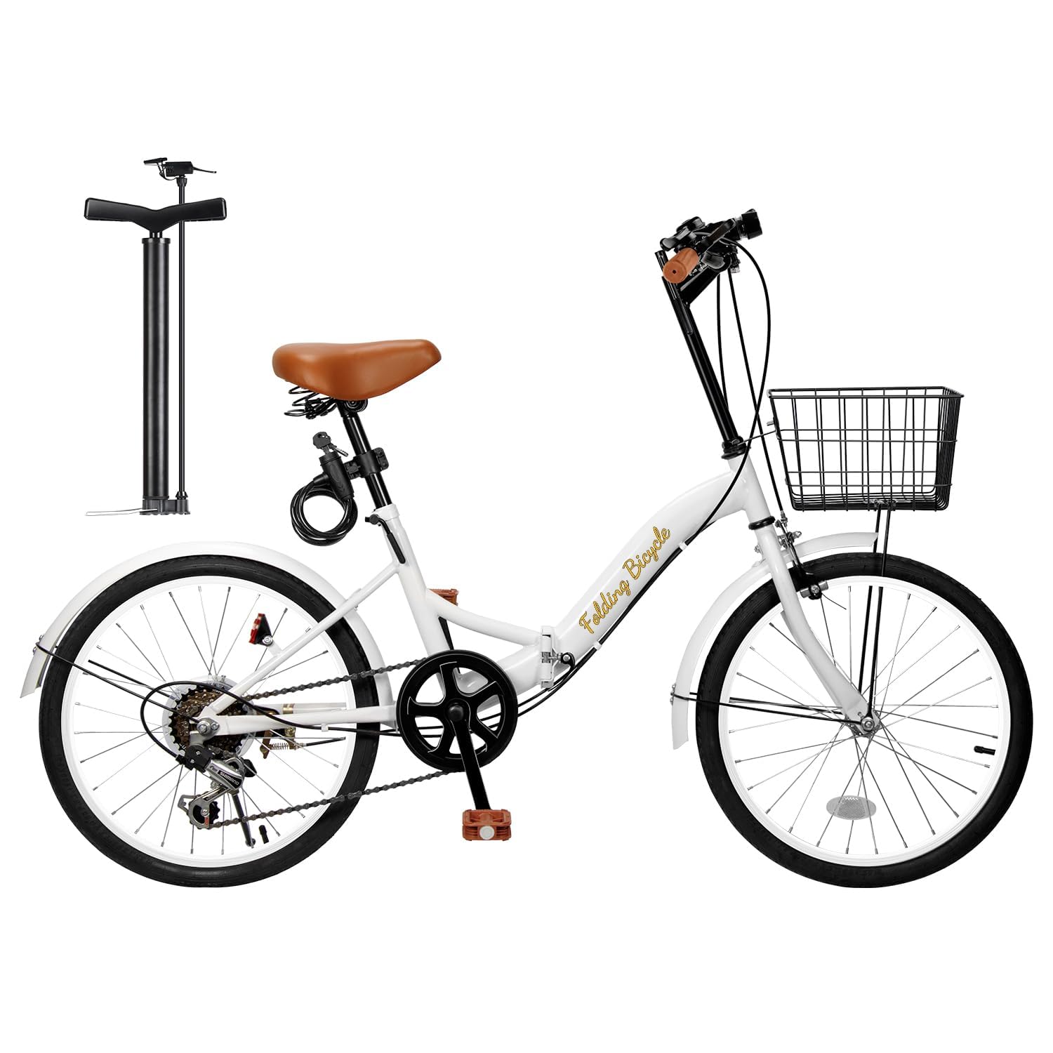 Amazon | 折りたたみ自転車 20インチ 軽量 素早く折畳可能 P-O8 シマノ