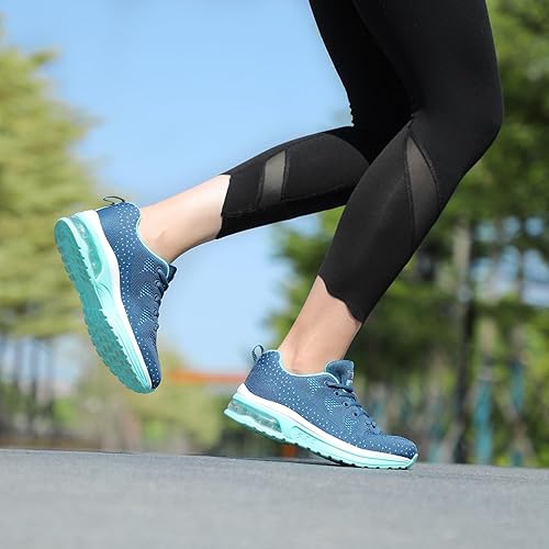 Miniatura 8 de STQ - Tenis para correr transpirables con cámara de aire para mujer