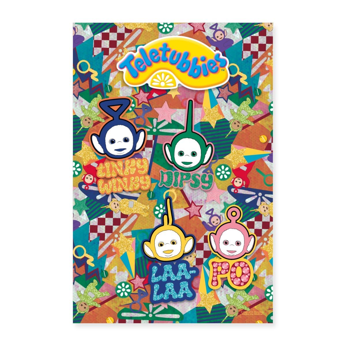 Spreadshirt Teletubbies With Their Names In A Glitter Design