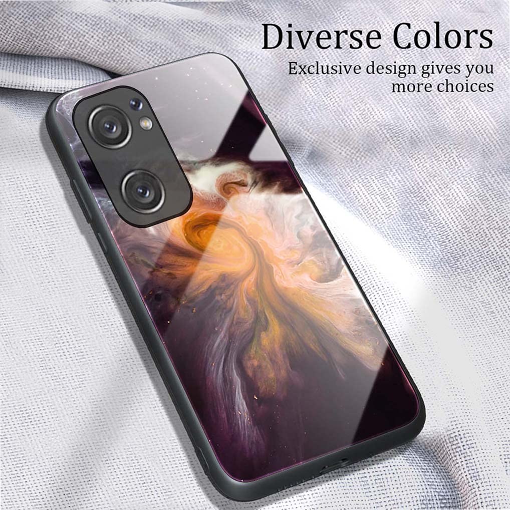 NEINEI Cover per Oppo Find X5 Lite,Custodia Design Trama