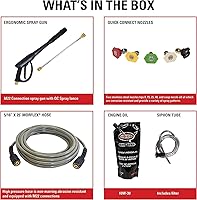 Vista 3 de Lavadora a presión Simpson PS3228-S PowerShot de 3200 PSI 2.8 GPM Honda GX200, con motor de gas