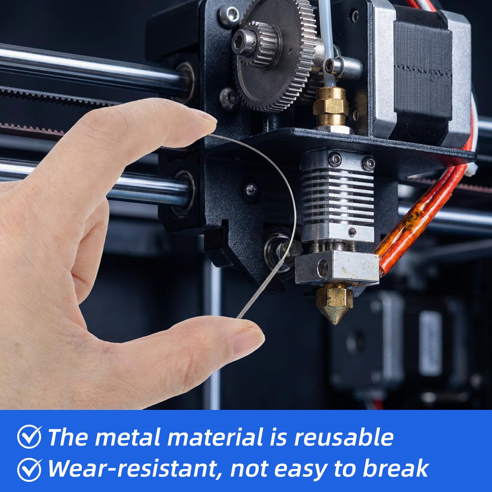Sibba Zestaw do czyszczenia dysz do drukarki 3D – 30 sztuk igieł do czyszczenia dysz ze stali nierdzewnej 0,4 mm, uniwersalne narzędzie do czyszczenia dla lepszej wydajności druku, akcesoria do