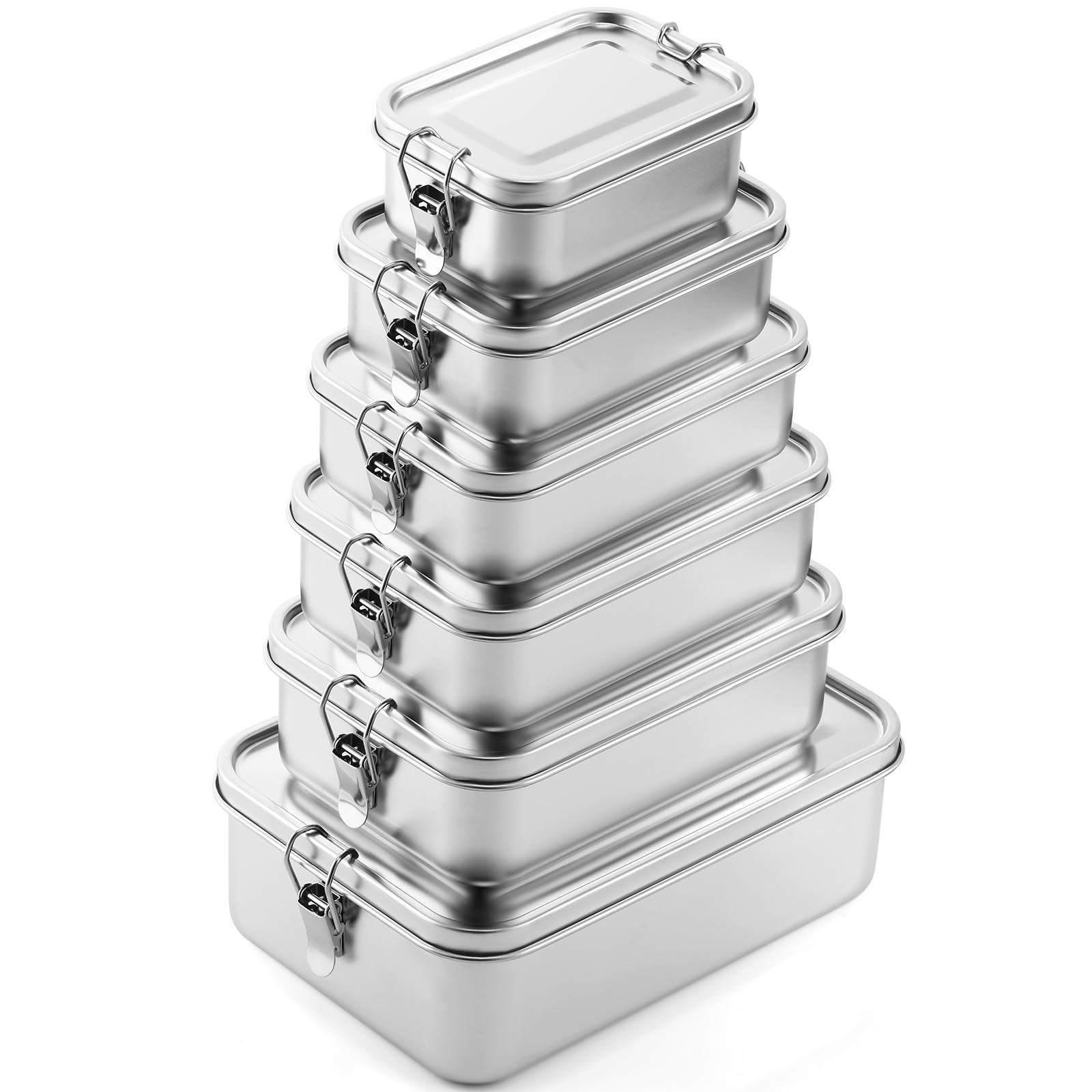 Amazon.com: Umigy 6 Pcs Stainless Steel Food Containers 550/850
