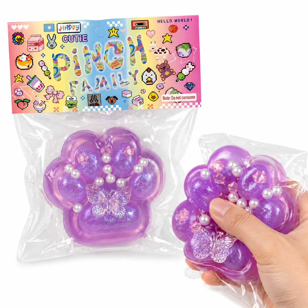 Amazon | Fluxbee【SNSで話題】スクイーズ おもちゃ ぷにぷに 水感 極