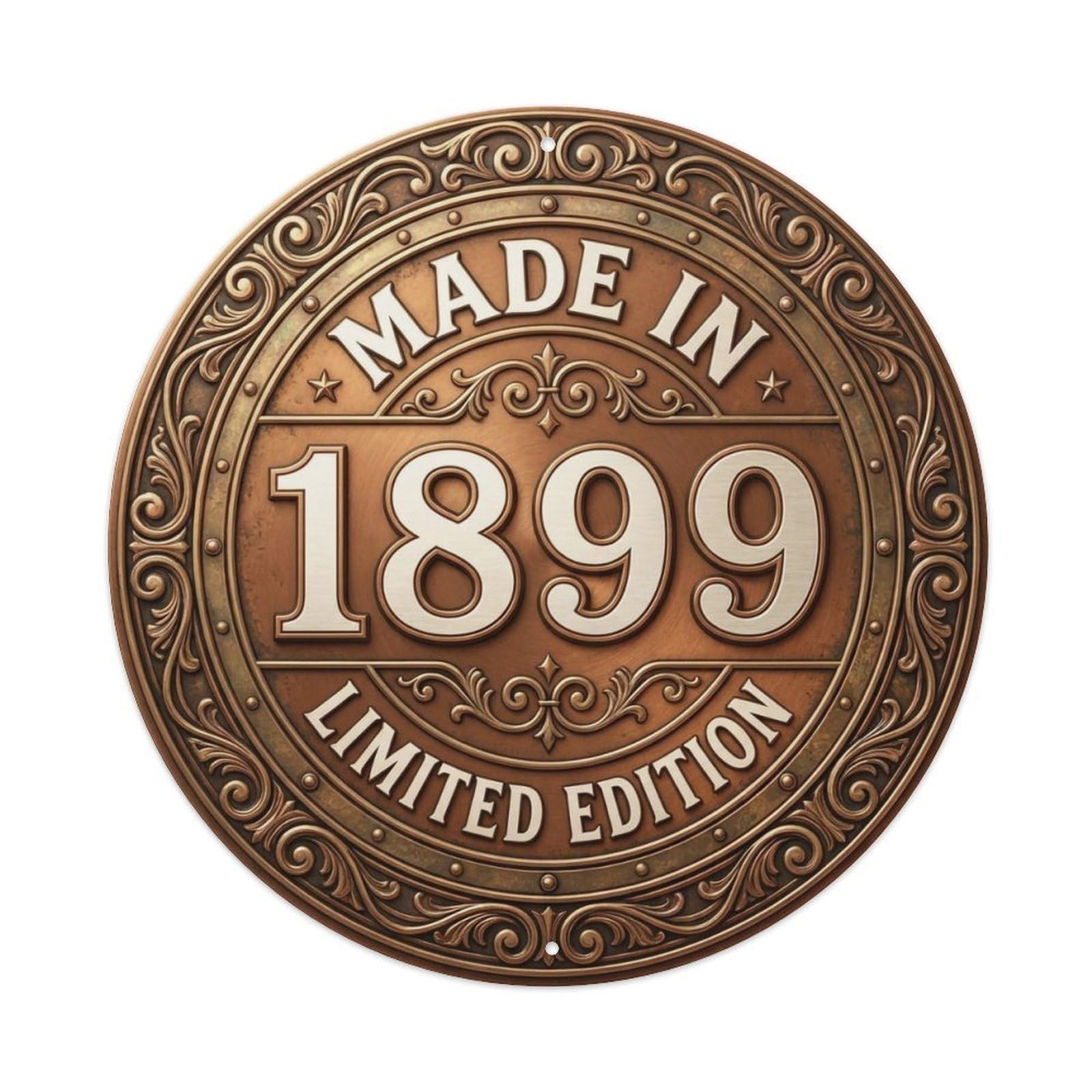 Okahys 8X8inch(20X20cm) Made In 1899 Limited Edition Metal Tin Sign