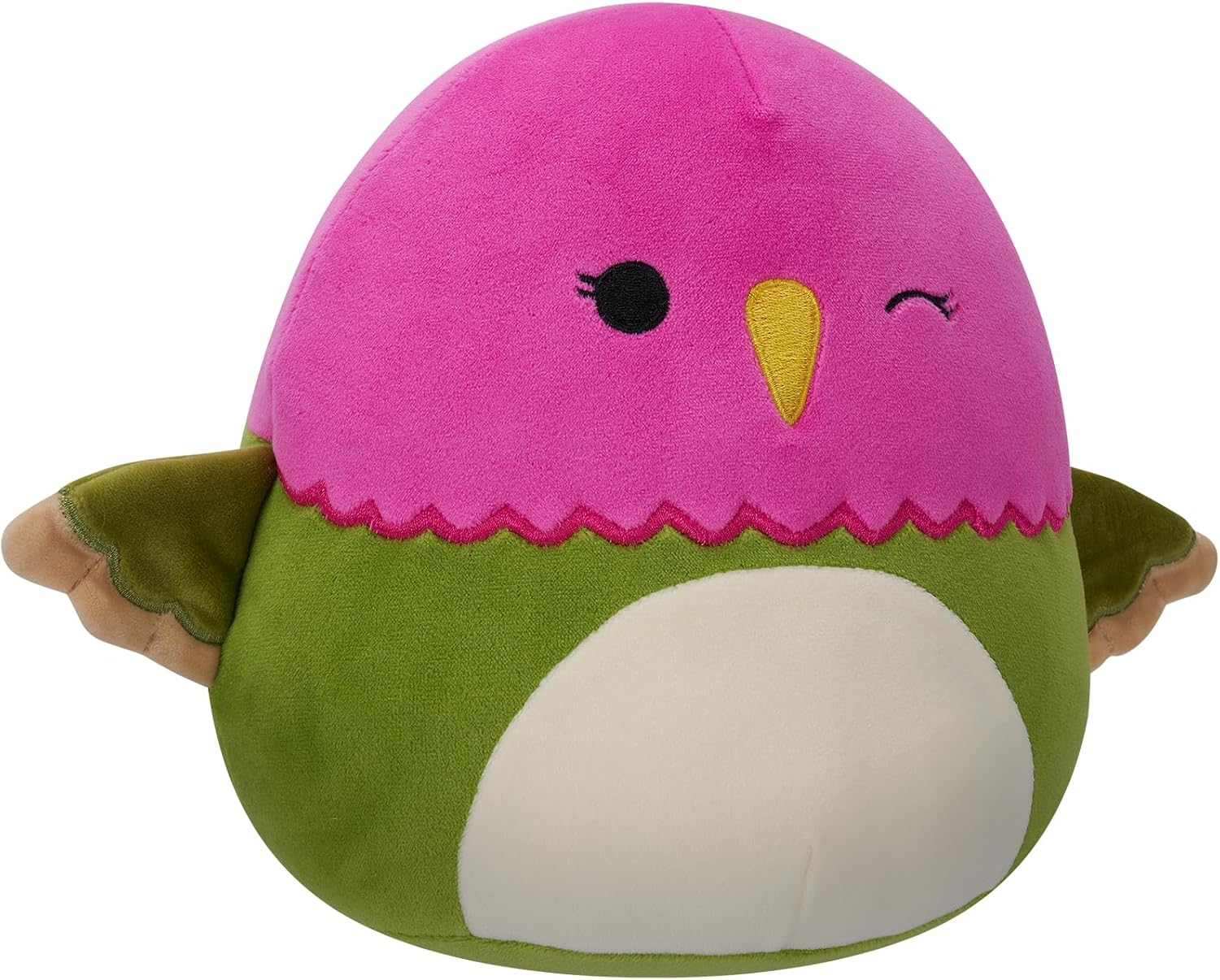 Squishmallows Original 7.5-Inch - Na'lma The Pink and Green Winking Hummingbird - Image 3