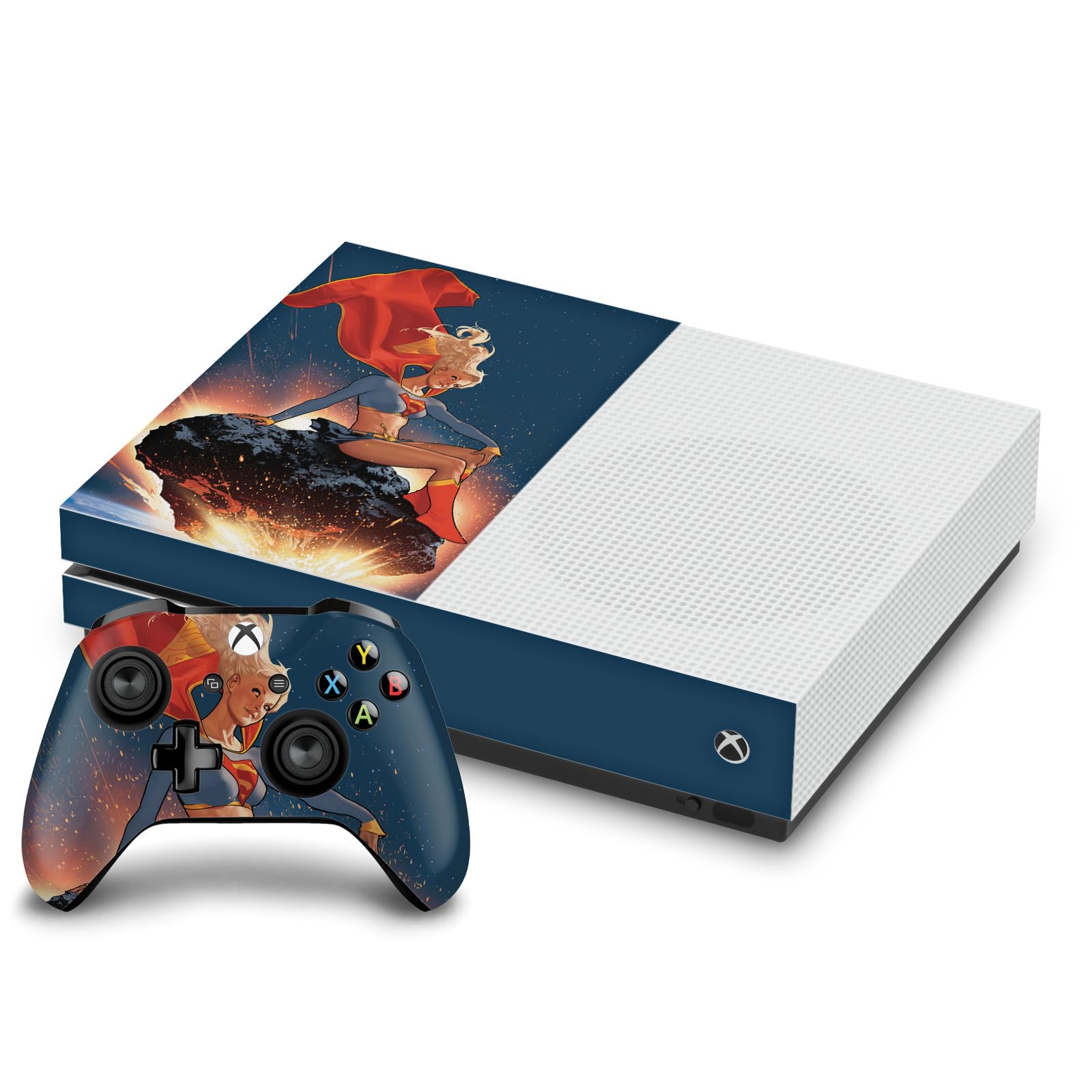 Xbox One S console skin Superman DC Comics autocollant vinyle par Head Case Designs