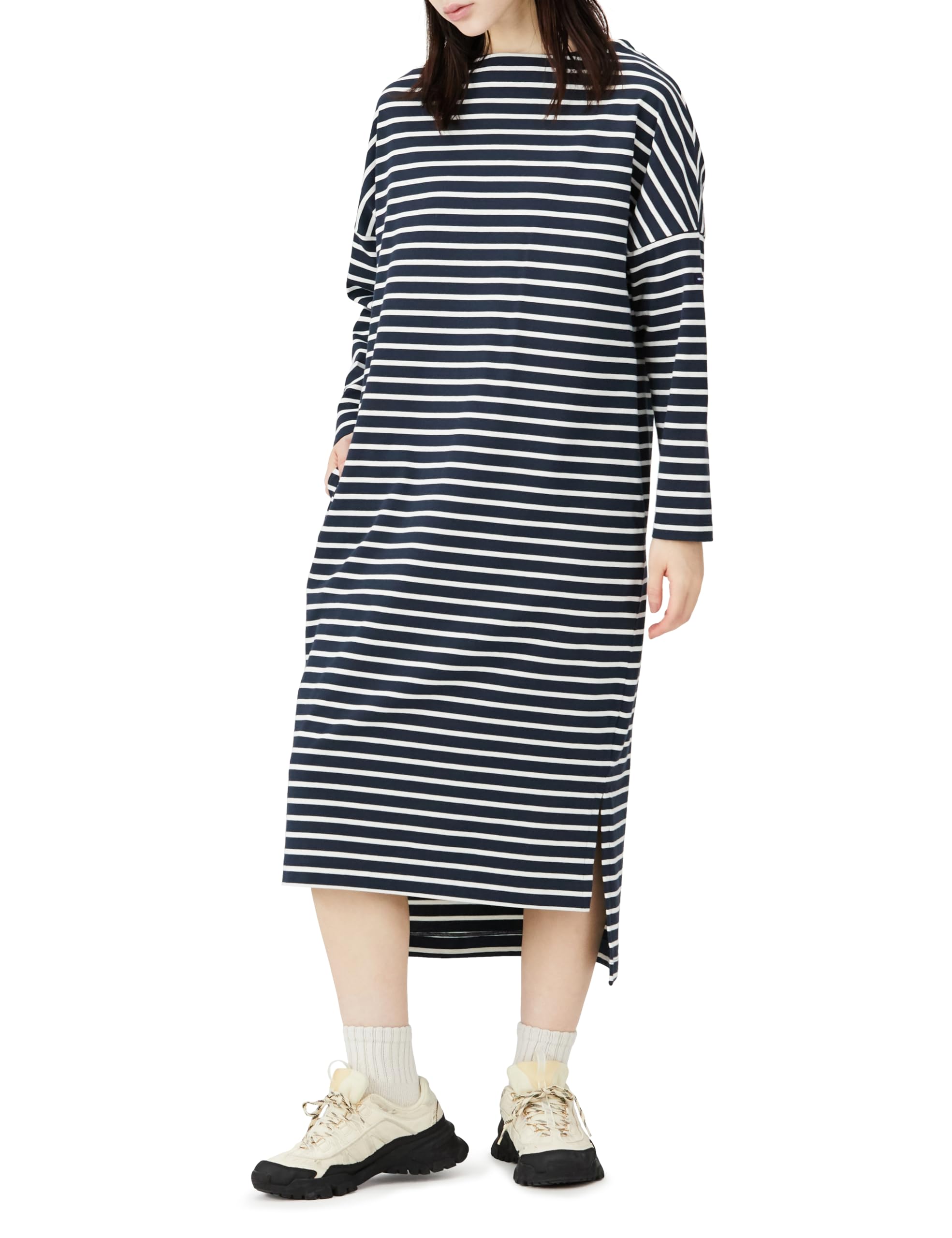 Amazon.co.jp: [ヘリーハンセン] ワンピース W L/S HH Border One