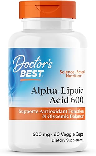 Doctor 's Best, ácido lipóico, 0.0211644 oz, cápsulas vegetarianas, DRB-00133, 1, 1