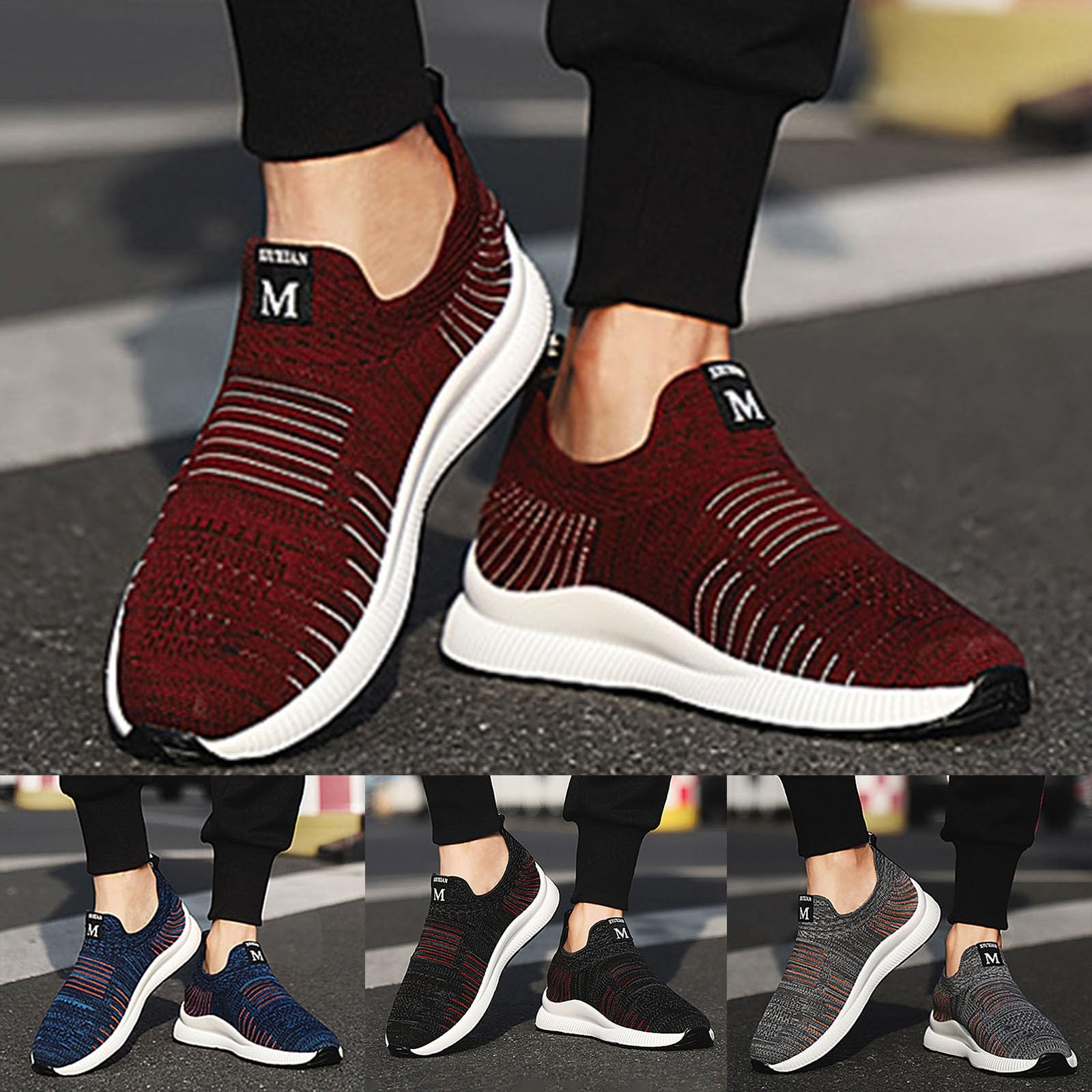 Scarpe Barefoot Uomo Ortopediche Antidolore Leggere Traspiranti per Running | Design ergonomico per sollievo dal dolore, suola zero drop, Perfette per corsa e attività sportiva
