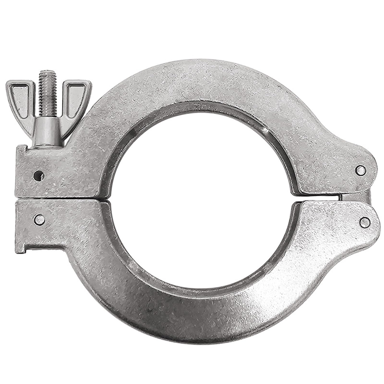 Lmutunmpa One Color 2 Pcs Iso-Kf Flange Quick Clamp Hinge, Stainless Steel Wing Nut Vacuum Hose Clamp For Degassing Chamber And Vacuum Oven(Kf50)
