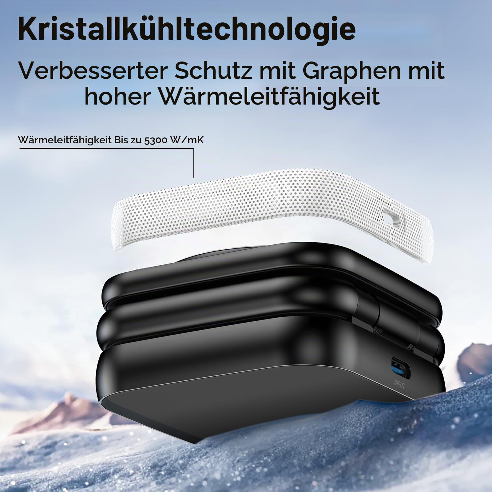 AC Island 5 in 1 iPhone Ladestation kompatibel mit Mag-Safe Ladegerät, Qi2 Faltbar Reisen Wireless Charger für iPhone 17/16/15/14/13/12 Series, AirPods Pro 3, Apple Watch - Schwarz(Mit 35W Stecker)
