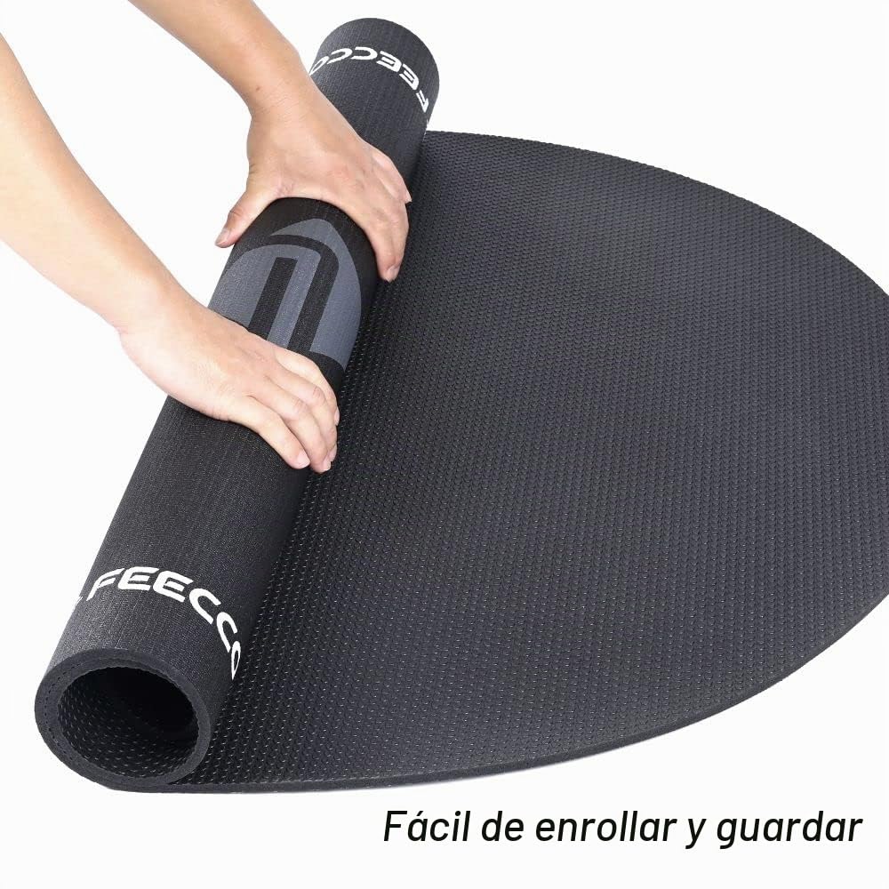 FEECCO Almohadilla de salto de cuerda, almohadilla de alta densidad de PVC súper gruesa