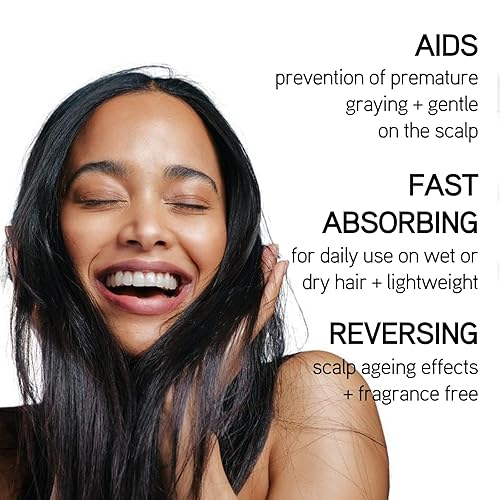 Miniatura 5 de ILES FORMULA Refuerzo de cabello anti gris retardado  Spray de tratamiento botánico sin enjuague con Silverfree y Melanogray para restaurar el color