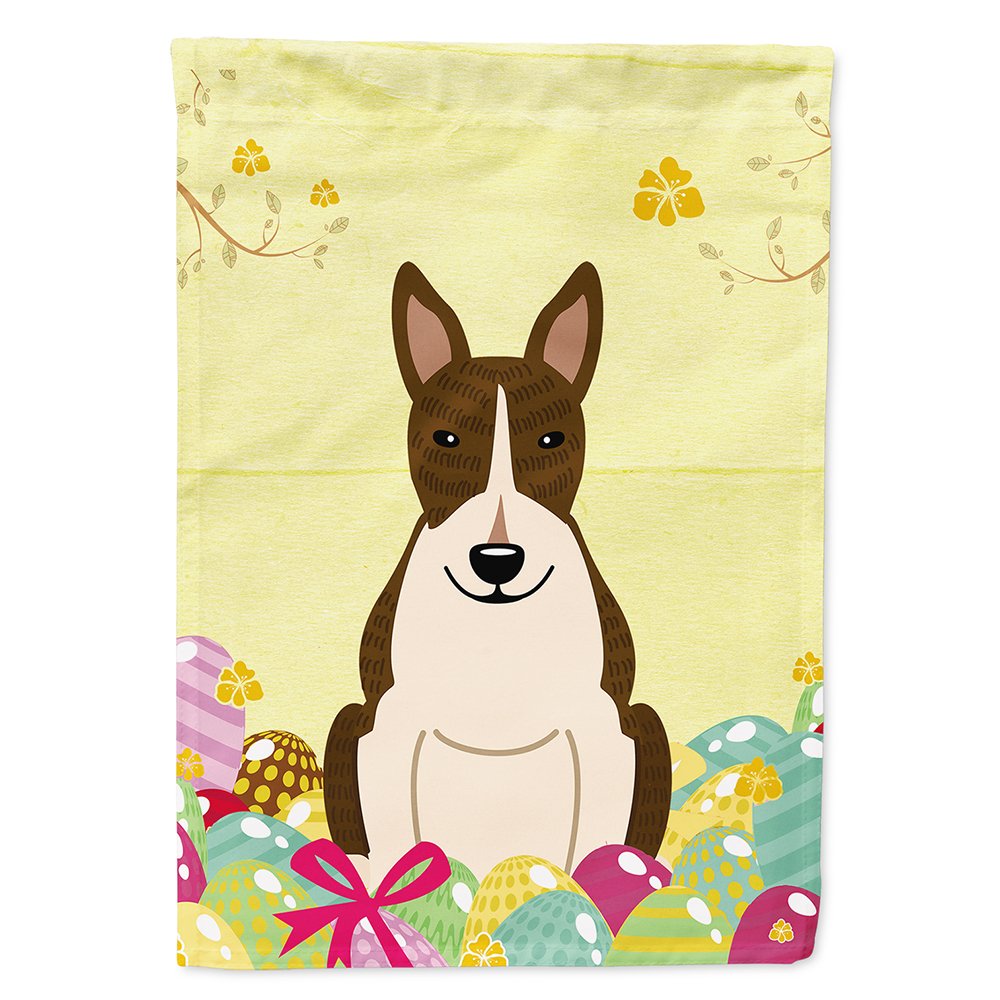 Bull Terrier Bringé drapeau sur toile grand format pour décorer l'entrée
