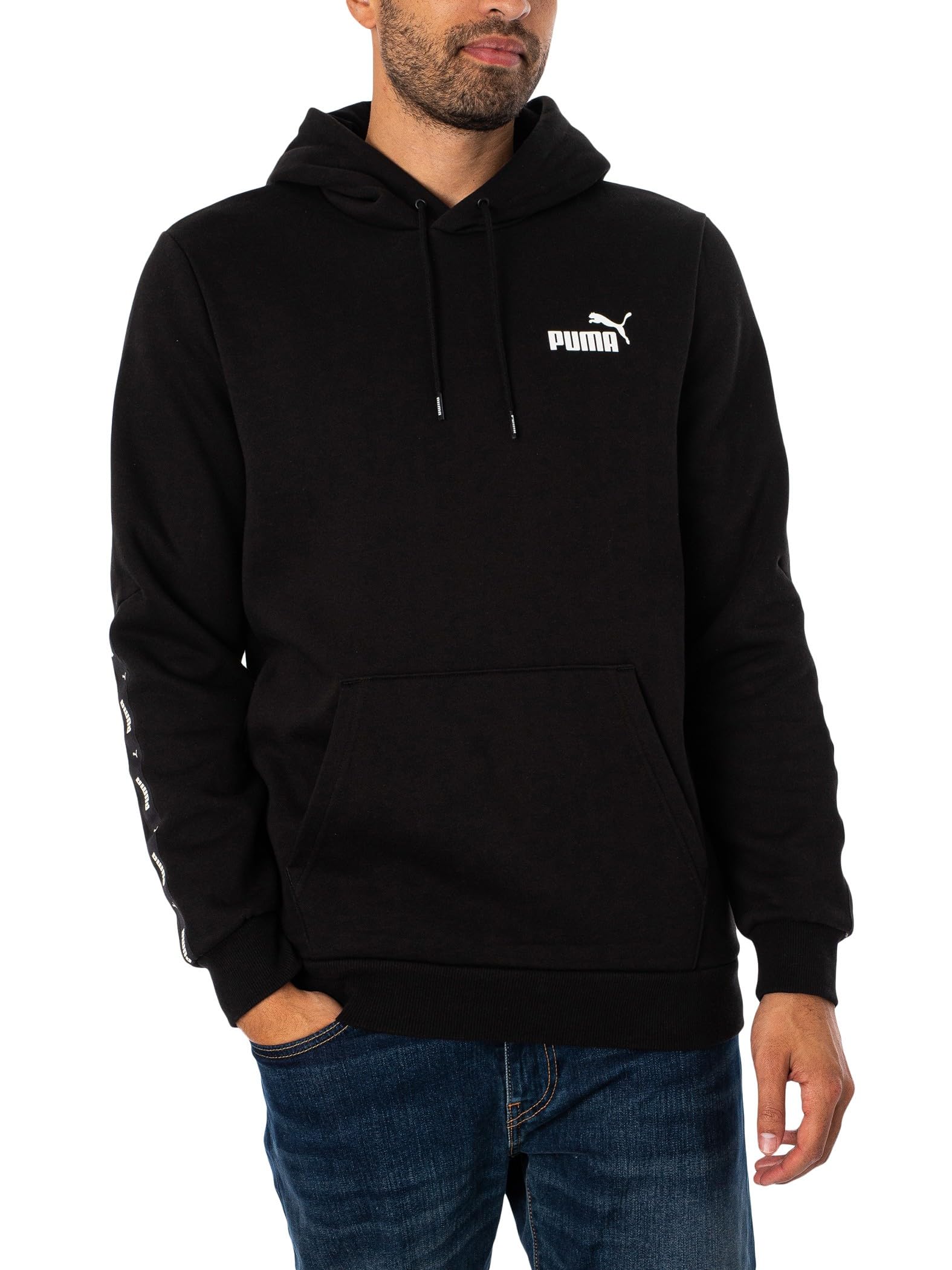 Puma Ess+ Tape Hoodie FL Felpa Uomo