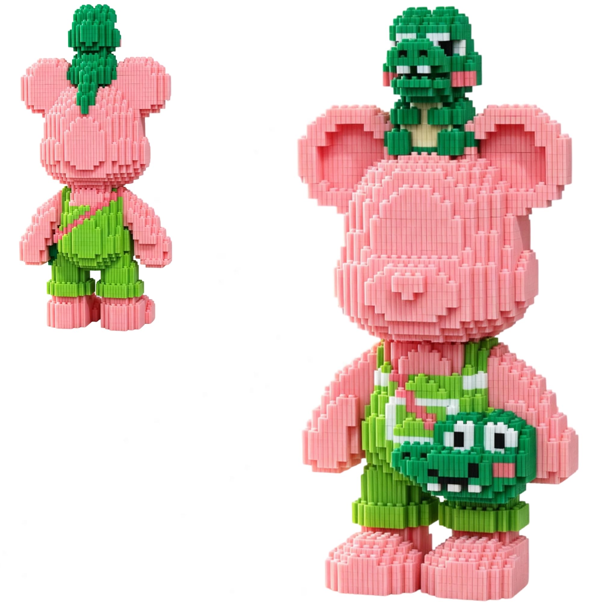 DRMNomogeny 34CM Teddy Bear Micro Building Blocks Sets (5013 PCS)