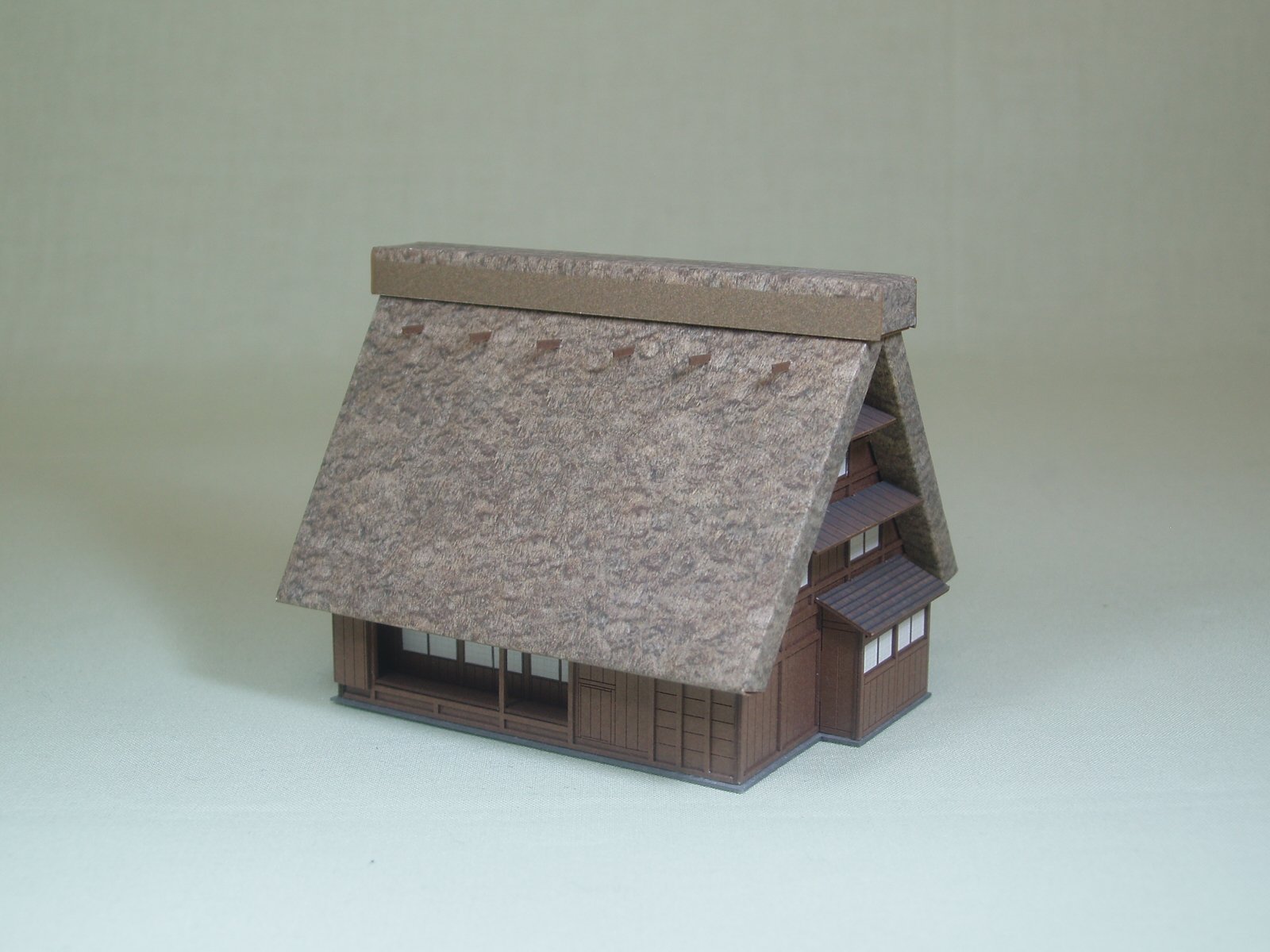 1/150 Steep-Roofed House Miniature Art Old Style Diorama Series (import japan)
