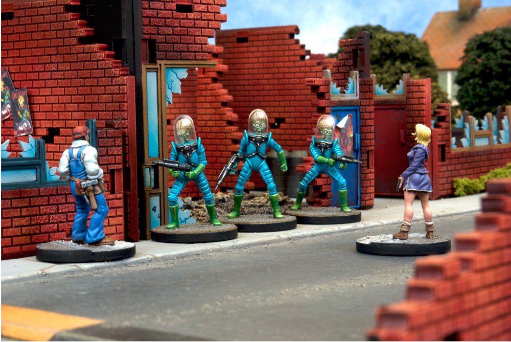 Mars Attacks – Ataque Desde El Espacio – Jeu De Miniatures EDGE MANTIC – Neuf