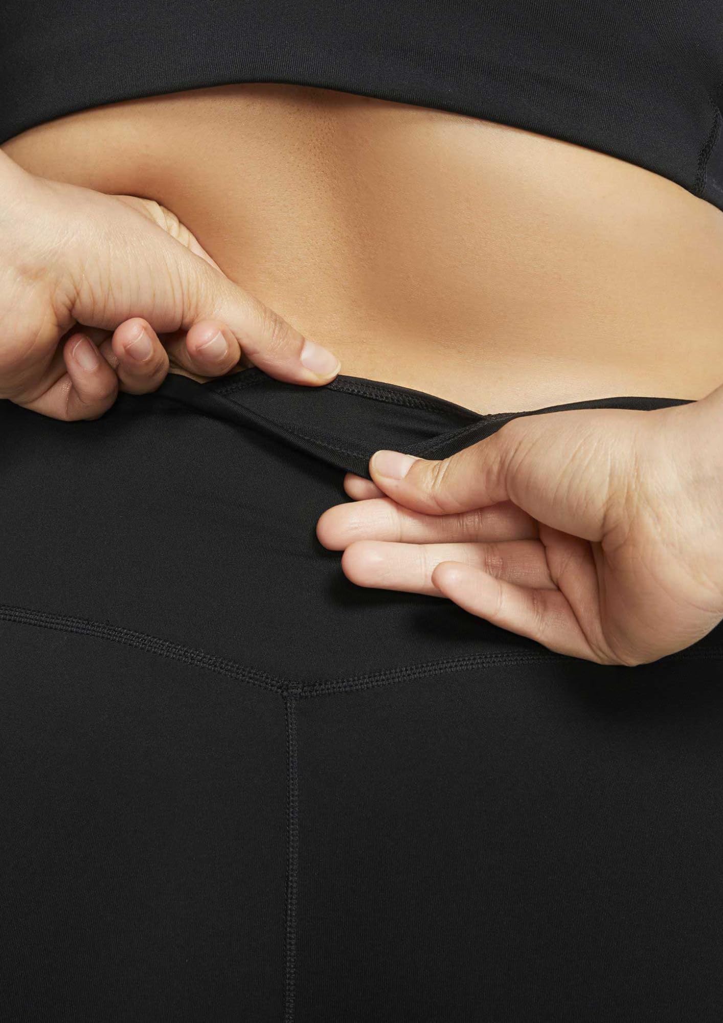 Nike Women's One Tight Plus Sp20, Black/(White), 1X