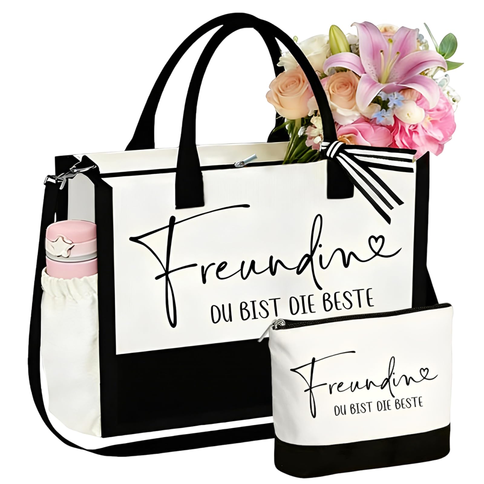 Ysound Freundin Geschenke, Freunde Canvas Tragetasche mit Ko