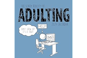 2024 Funny Wall Calendar for Adults: Outsmart Adult Life's Curveballs