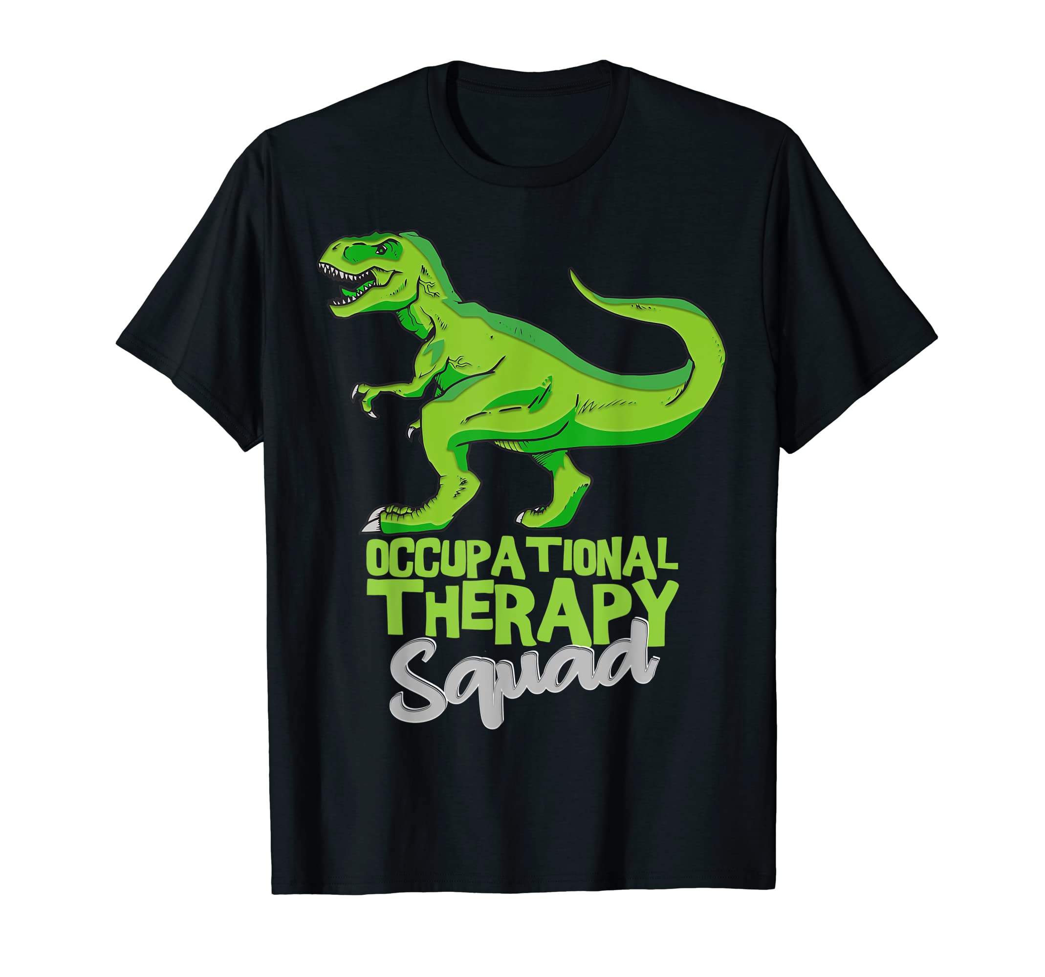 Retro OT Squad Shirt Cute Dinosaur Occupational Therapy T-Shirt