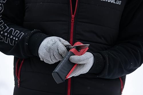 Miniatura 5 de INTERTOOL Afilador de hacha y cuchillos, herramienta multiusos para afilar cuchillas, rueda de molienda de piedra de cerámica, caja de plástico de