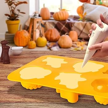 Amazon.com: Fall Soap Molds Silicone Acorn Leaf Mold, 3 Pack Fall