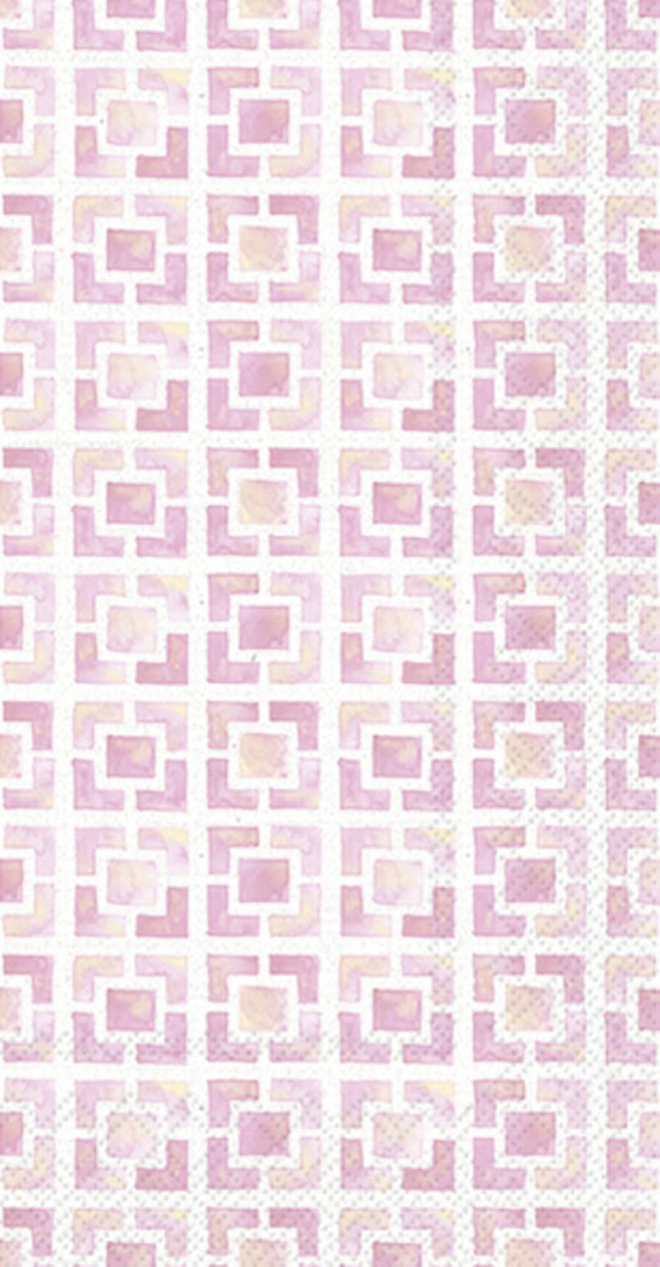 IHR Ideal Home Range Dinner Napkins Disposable 3-Ply Paper Hand Towels, 8.5" x 4.5", Flamingo Fever Tile (Pink), 16-Count