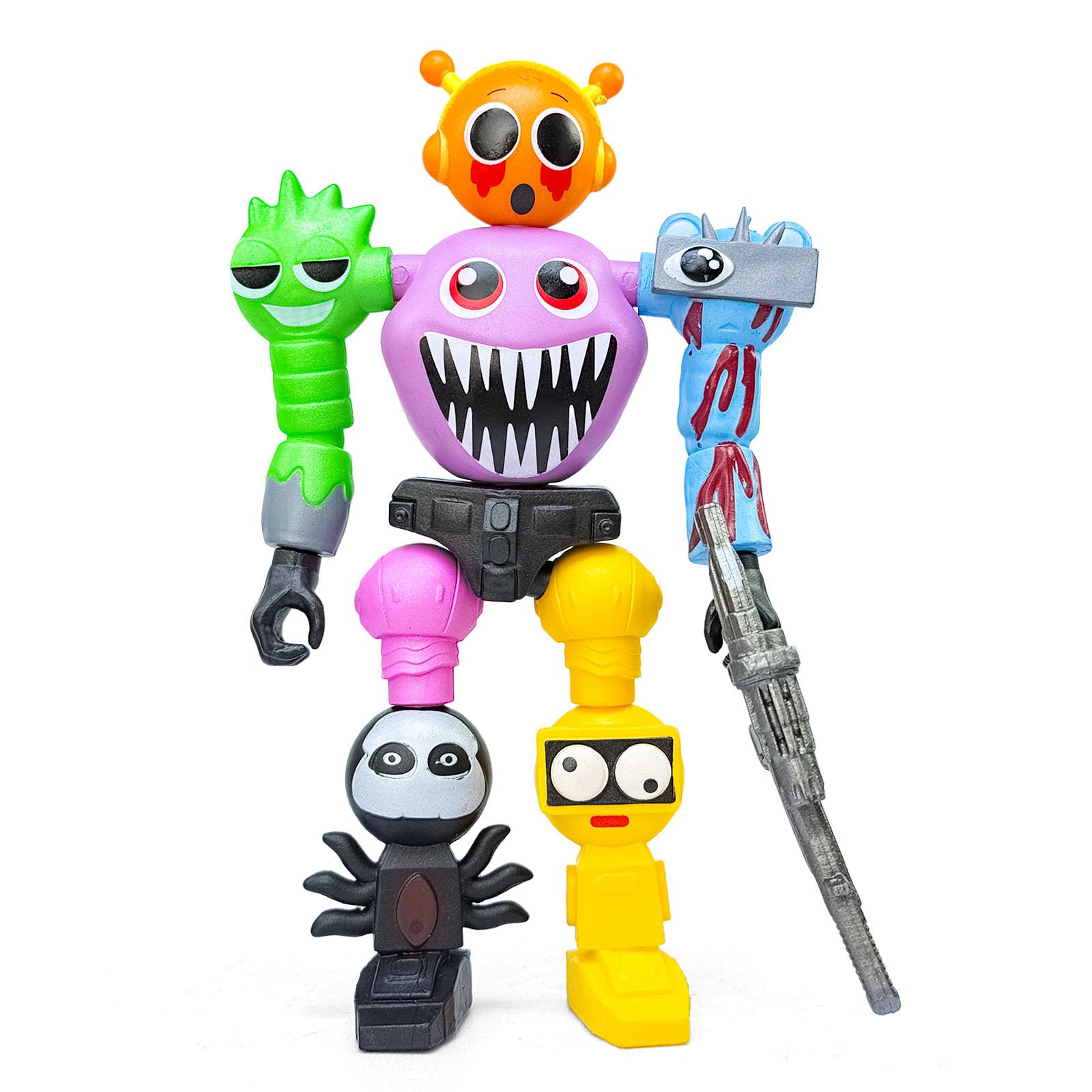 Buy ZGDRUIQ 7 Inch Spunky Action Figure - Sprunky Toys Poseable