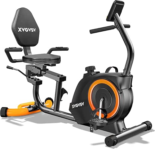 Recumbent Exercise Bike for Home Use, Quiet Recumbent Stationary Bikes