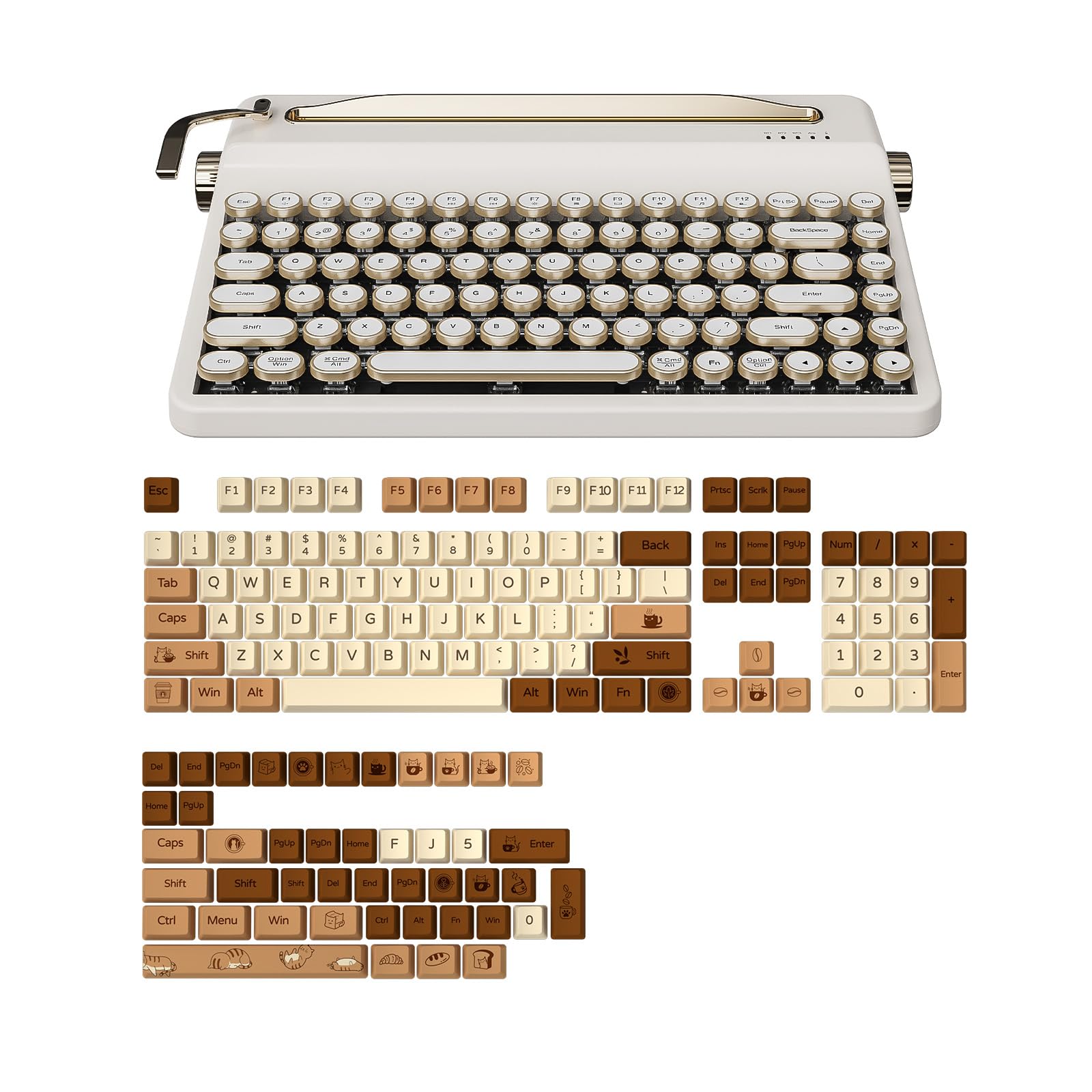 Amazon.com: YUNZII QL75 Wireless Typewriter Retro Mechanical