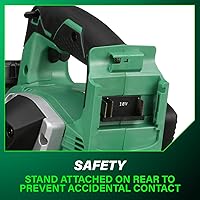 Vista 10 de Metabo HPT Cepilladora manual inalámbrica MultiVolt™ de 18 V Solo herramienta - Sin batería 3-1/4 pulgadas P18DSLQ4