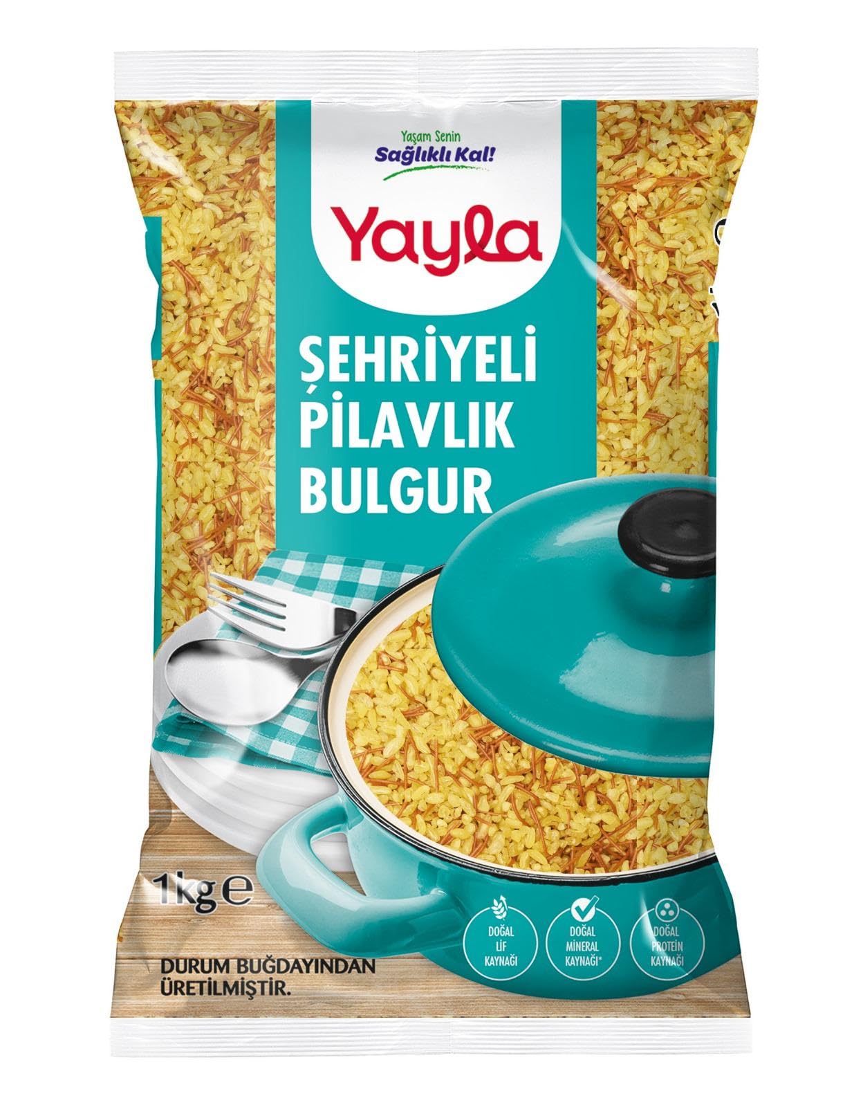 Yayla Şehriyeli Pilavlık Bulgur (1 Kg)