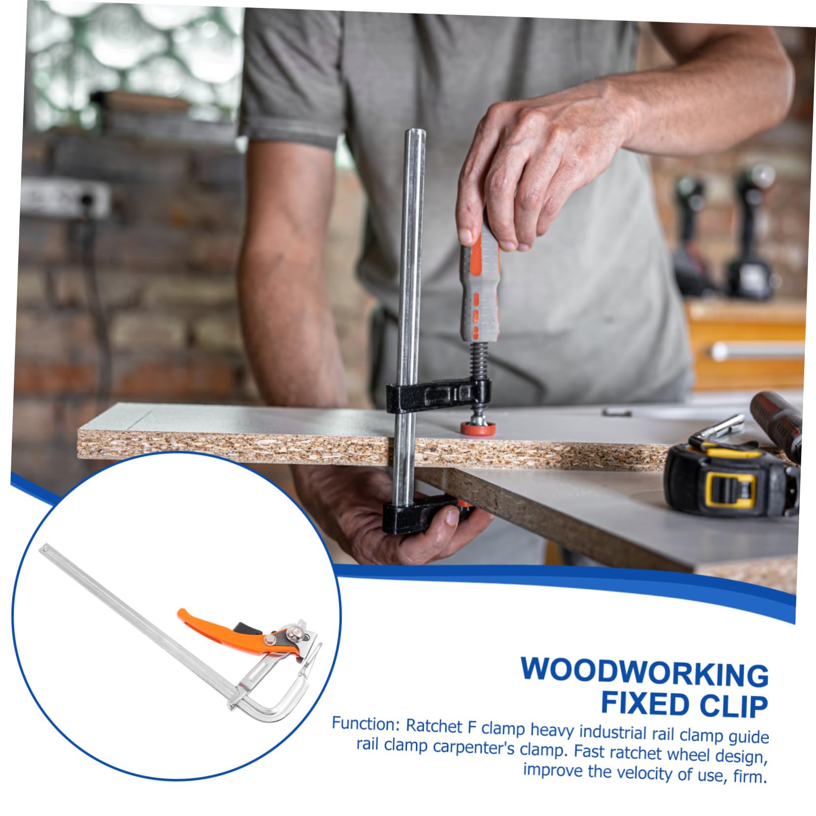 SEWACC Serre-joint pour Travail du Pince Fixe pour Bricolage Clip Pratique pour Travail